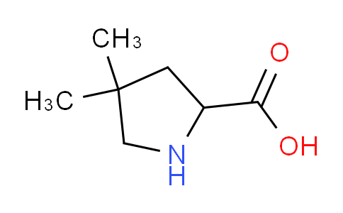 CAS No. 63624-41-9, 4,4-dimethylpyrrolidine-2-carboxylic acid
