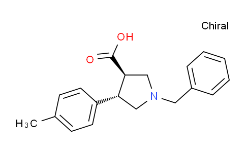 CAS No. 80896-75-9, Trans-1-benzyl-4-p-tolylpyrrolidine-3-carboxylic acid