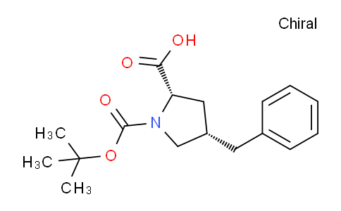CAS No. 83623-78-3, (2S,4S)-4-benzyl-1-(tert-butoxycarbonyl)pyrrolidine-2-carboxylic acid