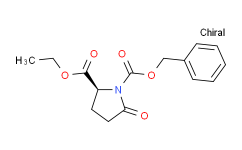 CAS No. 270065-52-6, (S)-1-Benzyl 2-ethyl 5-oxopyrrolidine-1,2-dicarboxylate