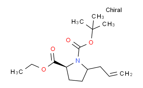 CAS No. 291517-55-0, 1-(tert-butyl) 2-ethyl (2S)-5-allylpyrrolidine-1,2-dicarboxylate