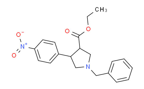 CAS No. 306305-35-1, ethyl 1-benzyl-4-(4-nitrophenyl)pyrrolidine-3-carboxylate