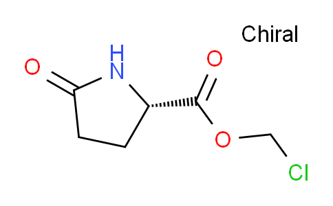 CAS No. 132166-79-1, chloromethyl (S)-5-oxopyrrolidine-2-carboxylate
