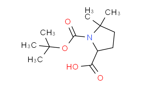 CAS No. 900158-99-8, 1-(tert-butoxycarbonyl)-5,5-dimethylpyrrolidine-2-carboxylic acid