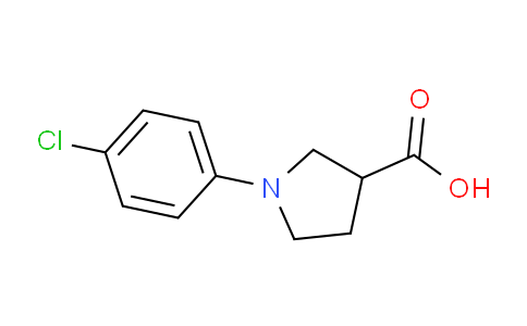 CAS No. 933719-76-7, 1-(4-Chlorophenyl)pyrrolidine-3-carboxylic acid