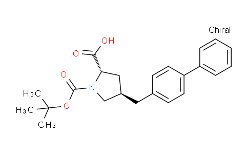 CAS No. 959573-17-2, (2S,4R)-4-([1,1'-biphenyl]-4-ylmethyl)-1-(tert-butoxycarbonyl)pyrrolidine-2-carboxylic acid