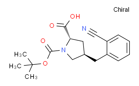 CAS No. 959573-33-2, (2S,4R)-1-(tert-butoxycarbonyl)-4-(2-cyanobenzyl)pyrrolidine-2-carboxylic acid