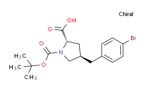 CAS No. 959576-28-4, (2S,4R)-4-(4-bromobenzyl)-1-(tert-butoxycarbonyl)pyrrolidine-2-carboxylic acid