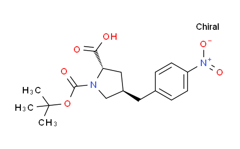 CAS No. 959573-48-9, (2S,4R)-1-(tert-butoxycarbonyl)-4-(4-nitrobenzyl)pyrrolidine-2-carboxylic acid