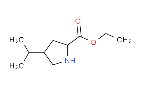 CAS No. 99176-42-8, ethyl 4-isopropylpyrrolidine-2-carboxylate