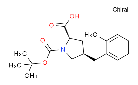 CAS No. 959578-52-0, (2S,4R)-1-(tert-butoxycarbonyl)-4-(2-methylbenzyl)pyrrolidine-2-carboxylic acid