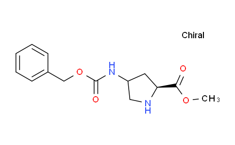 CAS No. 1279026-84-4, (2S)-Methyl 4-(((benzyloxy)carbonyl)amino)pyrrolidine-2-carboxylate