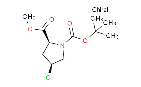 CAS No. 169032-99-9, (2S,4S)-1-tert-Butyl 2-methyl 4-chloropyrrolidine-1,2-dicarboxylate