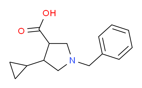 CAS No. 186203-60-1, 1-benzyl-4-cyclopropylpyrrolidine-3-carboxylic acid