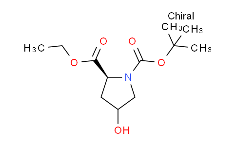 CAS No. 200129-53-9, 1-(tert-butyl) 2-ethyl (2S)-4-hydroxypyrrolidine-1,2-dicarboxylate