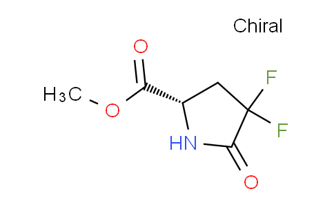 CAS No. 333956-61-9, methyl (S)-4,4-difluoro-5-oxopyrrolidine-2-carboxylate