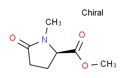 CAS No. 122742-14-7, (R)-Methyl 1-methyl-5-oxopyrrolidine-2-carboxylate