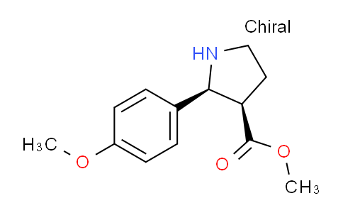 CAS No. 748777-12-0, (2S,3R)-methyl 2-(4-methoxyphenyl)pyrrolidine-3-carboxylate