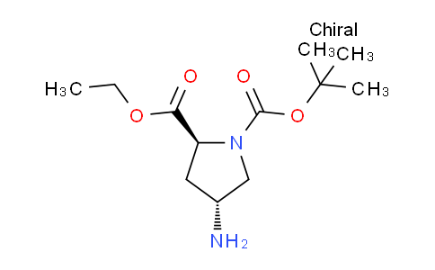 CAS No. 871014-58-3, (2S,4R)-1-tert-Butyl 2-ethyl 4-aminopyrrolidine-1,2-dicarboxylate