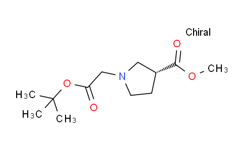 CAS No. 942189-33-5, methyl (R)-1-(2-(tert-butoxy)-2-oxoethyl)pyrrolidine-3-carboxylate