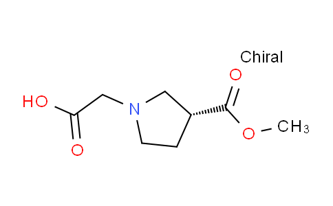 CAS No. 942189-34-6, (R)-2-(3-(methoxycarbonyl)pyrrolidin-1-yl)acetic acid