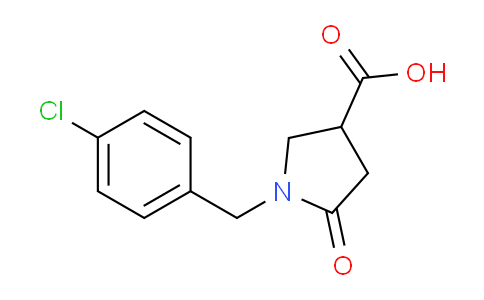 CAS No. 96449-92-2, 1-(4-Chlorobenzyl)-5-oxopyrrolidine-3-carboxylic acid