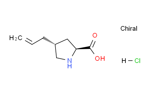 CAS No. 1049755-14-7, (2S,4R)-4-allylpyrrolidine-2-carboxylic acid hydrochloride