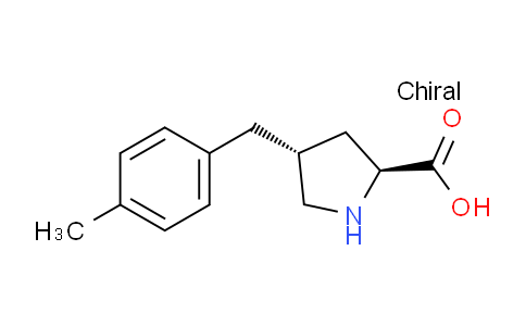 CAS No. 1049978-60-0, (2S,4R)-4-(4-Methylbenzyl)pyrrolidine-2-carboxylic acid