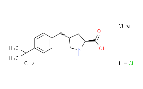 CAS No. 1049744-82-2, (2S,4R)-4-(4-(tert-butyl)benzyl)pyrrolidine-2-carboxylic acid hydrochloride