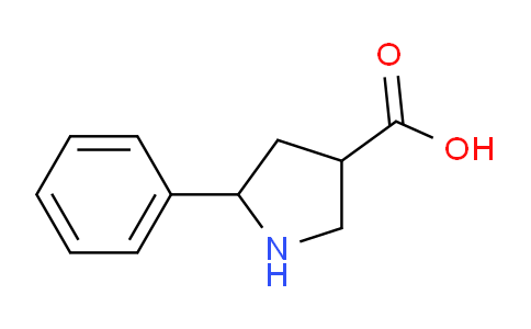 CAS No. 1086393-08-9, 5-Phenyl-pyrrolidine-3-carboxylic acid
