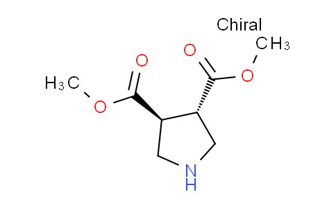 CAS No. 111138-53-5, dimethyl (3S,4S)-pyrrolidine-3,4-dicarboxylate
