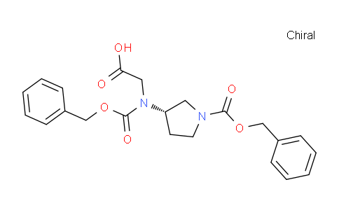 CAS No. 1184179-07-4, (S)-N-((benzyloxy)carbonyl)-N-(1-((benzyloxy)carbonyl)pyrrolidin-3-yl)glycine