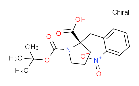 CAS No. 1217814-62-4, (S)-1-(tert-butoxycarbonyl)-2-(2-nitrobenzyl)pyrrolidine-2-carboxylic acid