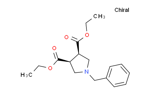 CAS No. 156469-74-8, cis-Diethyl 1-benzylpyrrolidine-3,4-dicarboxylate