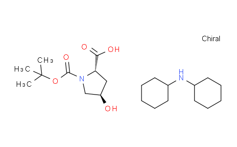 CAS No. 21157-12-0, Dicyclohexylamine trans-1-(tert-butoxycarbonyl)-4-hydroxypyrrolidine-2-carboxylate