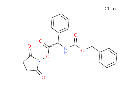CAS No. 146118-22-1, (S)-2,5-Dioxopyrrolidin-1-yl 2-(((benzyloxy)-carbonyl)amino)-2-phenylacetate