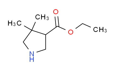 CAS No. 1245649-01-7, ethyl 4,4-dimethylpyrrolidine-3-carboxylate