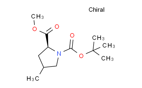 CAS No. 1430106-55-0, 1-(tert-butyl) 2-methyl (2S)-4-methylpyrrolidine-1,2-dicarboxylate