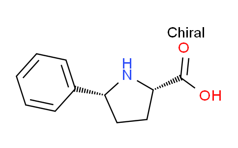 CAS No. 203645-40-3, (2S,5R)-5-phenylpyrrolidine-2-carboxylic acid