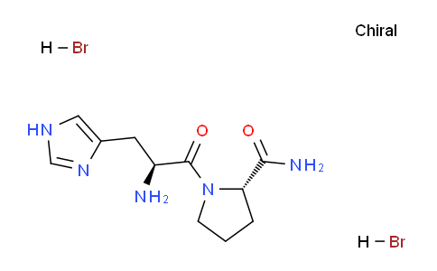 CAS No. 59760-04-2, (S)-1-(L-histidyl)pyrrolidine-2-carboxamide dihydrobromide