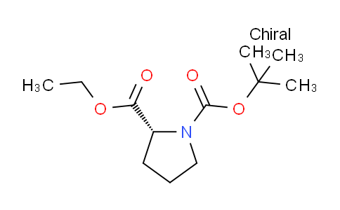 CAS No. 575452-35-6, 1-(tert-butyl) 2-ethyl (R)-pyrrolidine-1,2-dicarboxylate