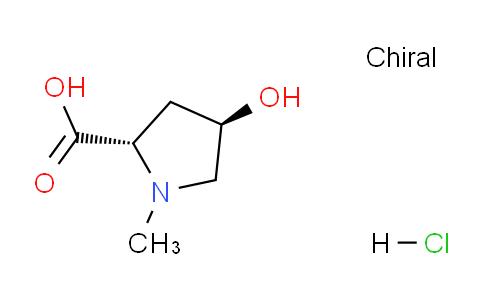 CAS No. 89771-43-7, trans-4-Hydroxy-1-methylpyrrolidine-2-carboxylic acid hydrochloride