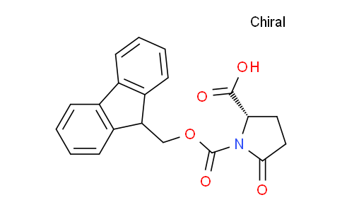 CAS No. 106982-77-8, (S)-1-(((9H-fluoren-9-yl)methoxy)carbonyl)-5-oxopyrrolidine-2-carboxylic acid