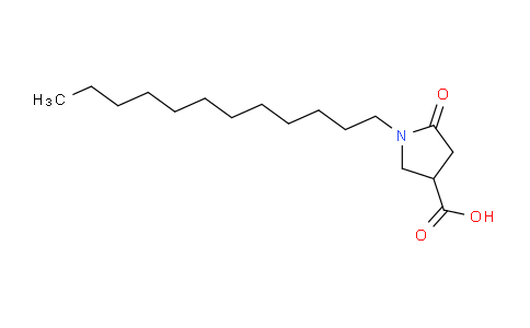 CAS No. 10054-21-4, 1-Dodecyl-5-oxopyrrolidine-3-carboxylic acid