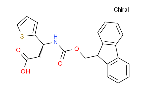 CAS No. 511272-45-0, (R)-3-((((9H-fluoren-9-yl)methoxy)carbonyl)amino)-3-(thiophen-2-yl)propanoic acid