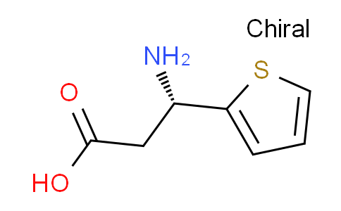 CAS No. 131829-50-0, (S)-3-amino-3-(thiophen-2-yl)propanoic acid