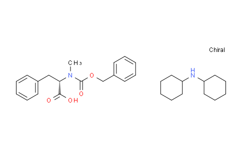 CAS No. 2899-08-3, dicyclohexylamine N-((benzyloxy)carbonyl)-N-methyl-L-phenylalaninate
