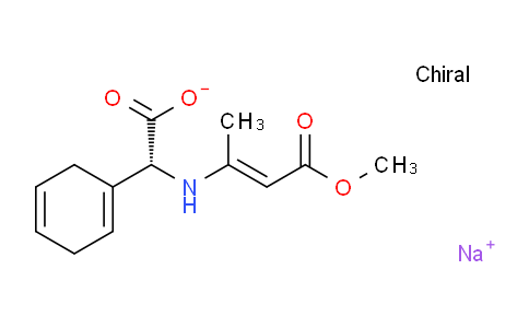 CAS No. 26774-89-0, Sodium (R,E)-2-(cyclohexa-1,4-dien-1-yl)-2-((4-methoxy-4-oxobut-2-en-2-yl)amino)acetate