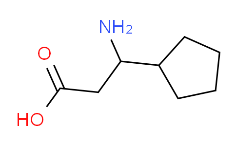 CAS No. 682804-23-5, 3-Amino-3-cyclopentylpropanoic acid