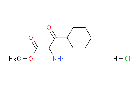 CAS No. 147745-20-8, Methyl 2-amino-3-cyclohexyl-3-oxopropanoate hydrochloride